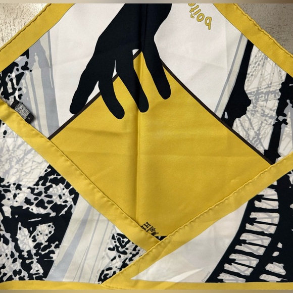 Hermes Triangle Silk Scarf - Picture 4 of 4